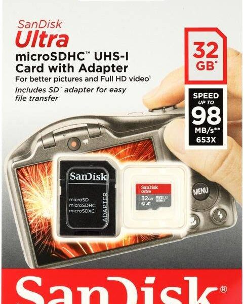 SanDisk Ultra microSD with SD Adapter